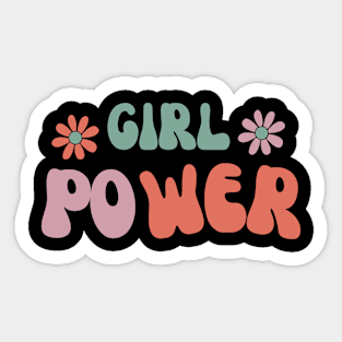 Girl Power- Grl Pwr- Celebrate Women Sticker